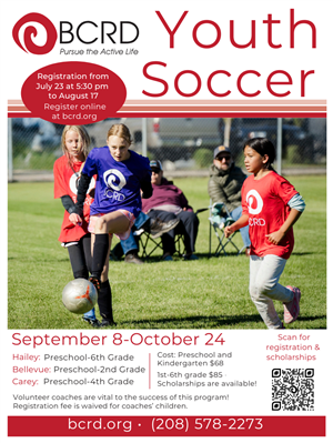 BCRD Youth Soccer Registration